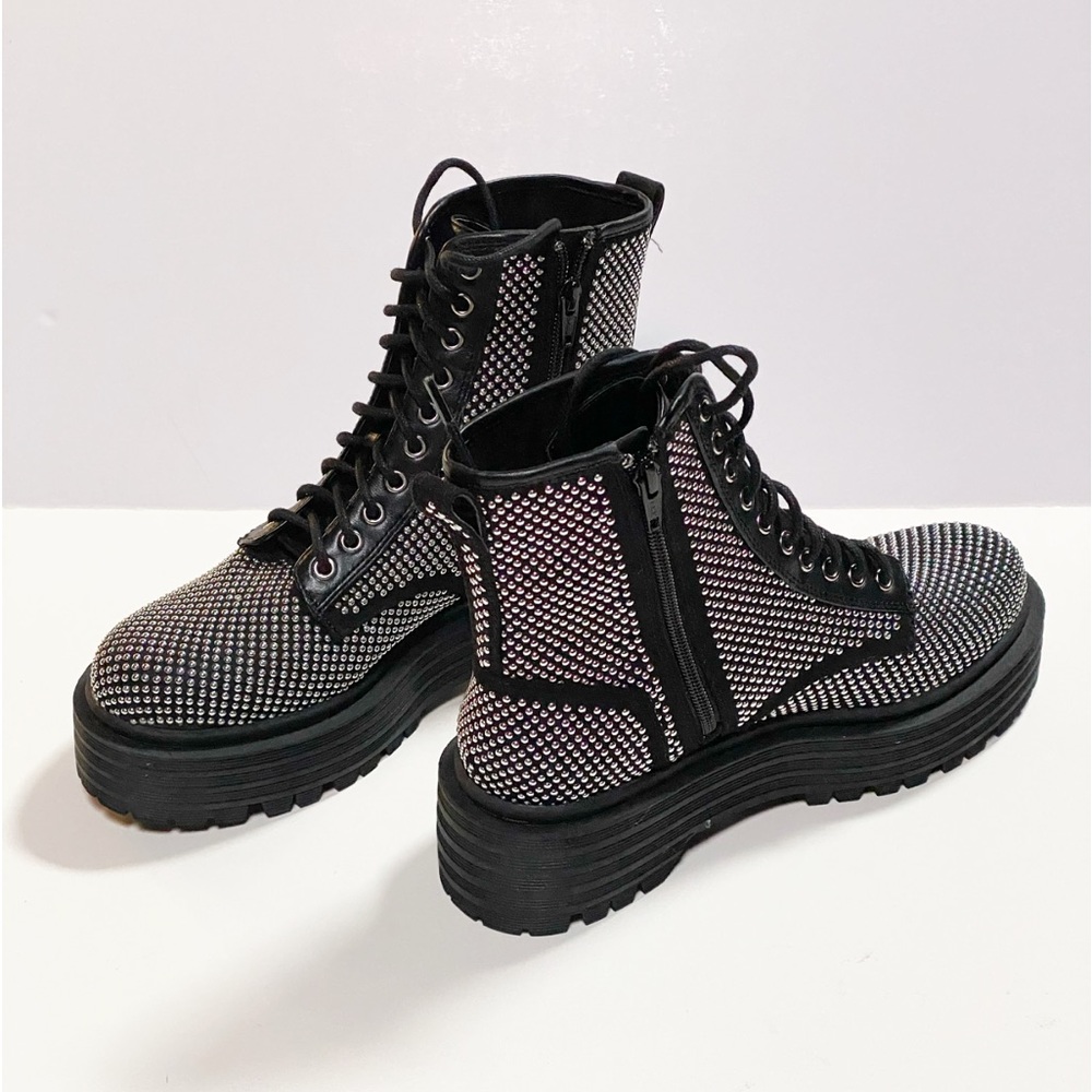 NEW Studded Chunky Lug Sole Platform Booties